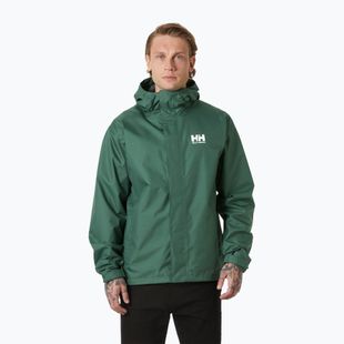 Helly Hansen Seven J dzsungel zöld férfi esőkabát