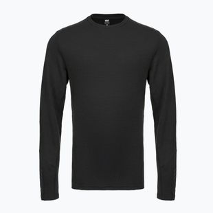 Férfi hőaktív pulóver Helly Hansen Lifa Merino Midweight Crew fekete