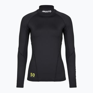 Női úszó hosszú ujjú felső Musto Championship Rash Guard black