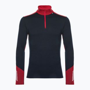 Férfi hőaktív pulóver Helly Hansen Lifa Merino Midweight 1/2 Zip navy