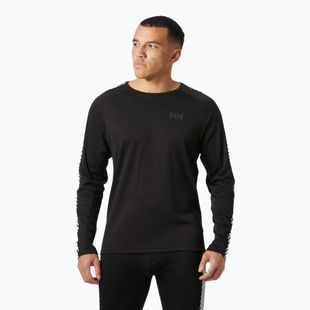 Férfi Helly Hansen Lifa Active Stripe Crew thermo hosszú ujjú fekete