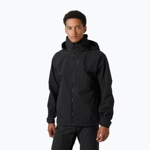 Férfi vitorlás kabát Helly Hansen HP Racing Hooded ebony