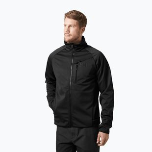 Férfi vitorlás pulóver Helly Hansen Hp Windproof Fleece 2.0 ebony