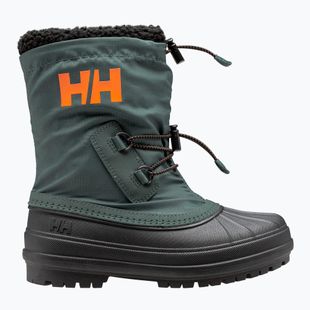 Helly Hansen Jk Varanger Insulated 453 dark creek/neon narancs gyermek hócsizma