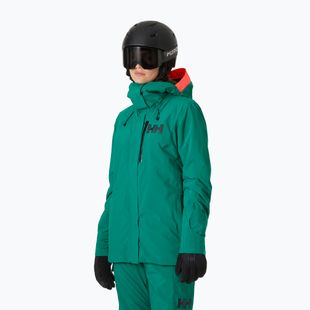 Helly Hansen Powshot smaragd női sí dzseki