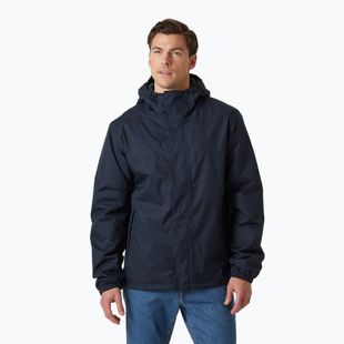 Férfi Helly Hansen Vancouver Fleece bélelt esőkabát navy