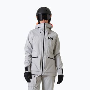 Női sí dzseki Helly Hansen Powderqueen 3.0 szürke/melange