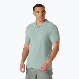 Férfi Helly Hansen Hp Race Polo Shirt 2.0 eukaliptusz eucalyptus