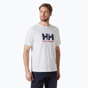 Férfi Helly Hansen Logo T-shirt 3.0 fehér