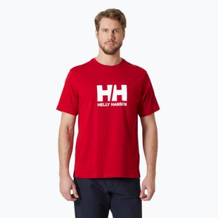 Férfi Helly Hansen Logo 3.0 póló piros