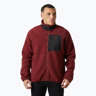 Férfi Helly Hansen Panorama Pile Block pulóver mars piros
