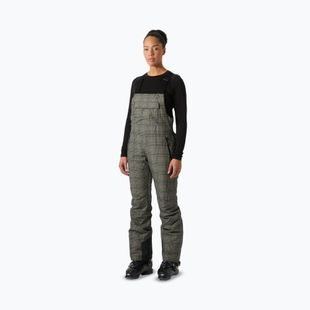 Női sínadrág Helly Hansen Legendary Insulated Bib pebble broxburn plaid aop
