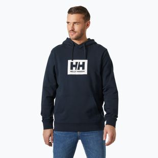 Férfi Helly Hansen Box kapucnis pulóver, navy
