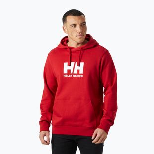 Férfi pulóver Helly Hansen HH Logo Hoodie red