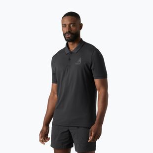 Férfi pólóing Helly Hansen Hp Figari Polo ebony