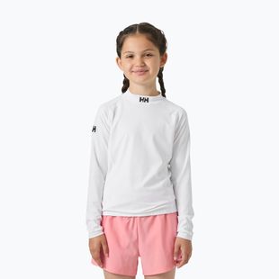 Gyerek úszó hosszú ujjú felső Helly Hansen Waterwear Rashguard Jr white