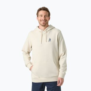 Férfi pulóver Helly Hansen Shoreline Hoodie cream