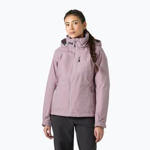 Női vitorláskabát Helly Hansen Crew Hooded Pile purple clay