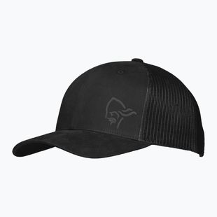 Baseballsapka NORRONA Snap Back Trucker Mesh caviar black