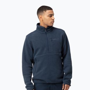Férfi polár pulóver NORRONA Femund Warm2 Zip Neck indigo night