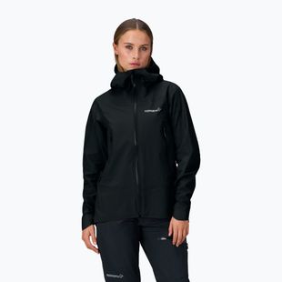 Női esőkabát NORRONA Falketind Gore-Tex cavlar black