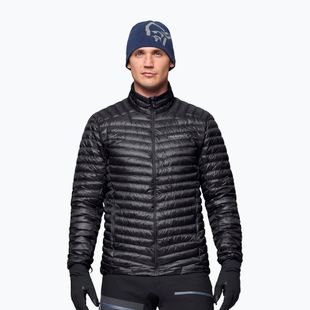 Férfi pehelykabát NORRONA Trollveggen Down800 Super Light caviar black