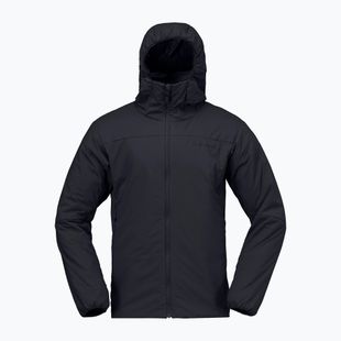 Férfi bélelt kabát NORRONA Femund Thermo60 Zip Hood caviar black