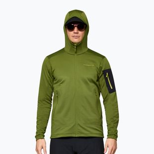 Férfi trekking pulóver NORRONA Falketind Warm2 Stretch Hood pesto