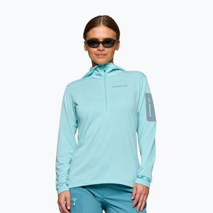 Női túrafelső NORRONA Falketind Warm1 Hood aqua haze/trooper