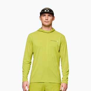 Férfi trekking pulóver NORRONA Femund Tech Hood golden lime