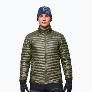 Férfi pehelykabát Norrona Trollveggen Down800 Super Light Deep Lichen Green