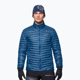 Férfi pehelykabát NORRONA Trollveggen Down800 Super Light dark blue