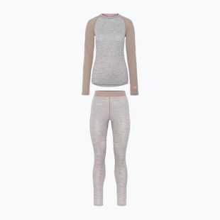 Női thermo fehérnemű szett KARI TRAA Kaia light grey melange
