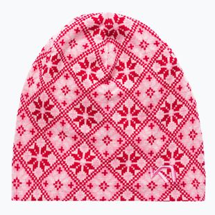 Női téli sapka KARI TRAA Rose Beanie salsa