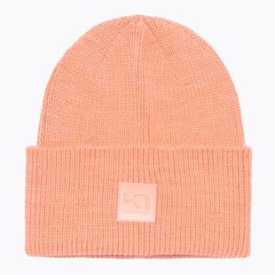 Női téli sapka KARI TRAA Kyte Beanie peach bloom