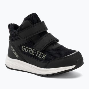 Gyermekcipő Viking Bouncy Mid 2V Gore-Tex black