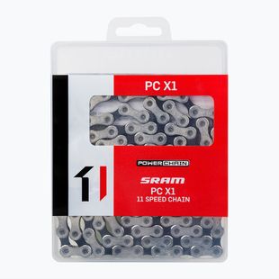 SRAM CN PCX1 118LI W/ PWR.LCK 11S 1 kerékpár lánc ezüst 00.2518.008.007