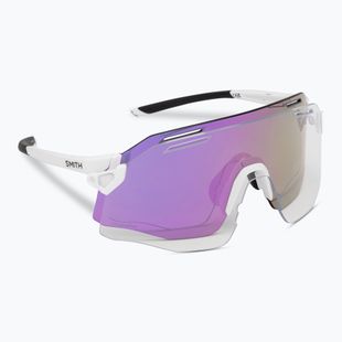 Napszemüveg Smith Vert white/chromapop violet mirror