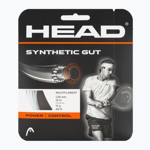 Teniszütő húr HEAD Synthetic Gut 12 m white