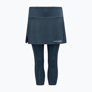 Női tenisz szoknya HEAD Club 3/4 harisnyanadrág Skort navy
