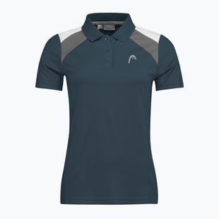 Női tenisz póló HEAD Club 22 Tech Polo navy