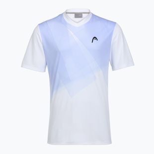 HEAD férfi teniszpóló Topspin print vision m/navy