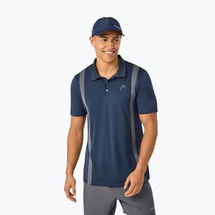 Férfi tenisz póló HEAD Club 25 Tech Polo navy