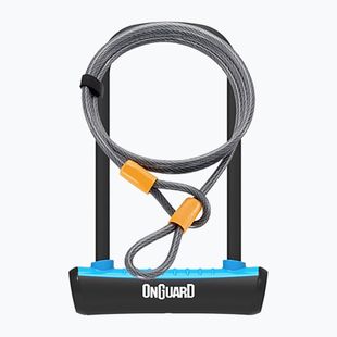 Kerékpár zár OnGuard Neon 8154BU U-Lock black/blue