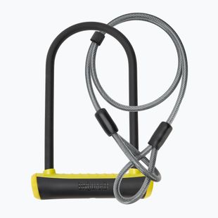 Kerékpár zár OnGuard Neon 8154YL U-Lock black/yellow
