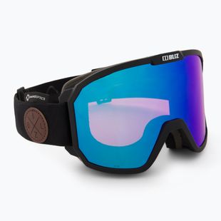 Síszemüveg Bliz Rave Nano Optics Nordic Light matt black/violet blue multi