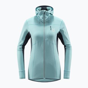 Női trekking pulóver Haglöfs L.I.M Mid Comp Hood kék 605255