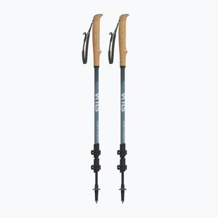 Túrabotokok Silva Trekking Poles Carbon Telescopic black