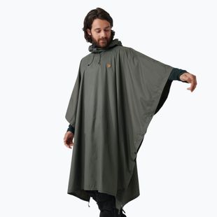 Fjällräven esőköpeny Poncho sötét olívazöld