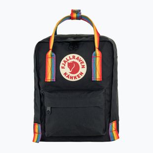 Fjällräven Kanken Rainbow Mini 7 l városi hátizsák fekete/szivárványos mintával